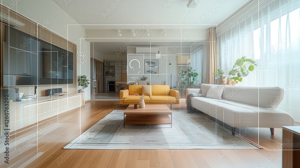 Poster ai-powered system that scans user-uploaded images of interiors and provides instant recommendations 