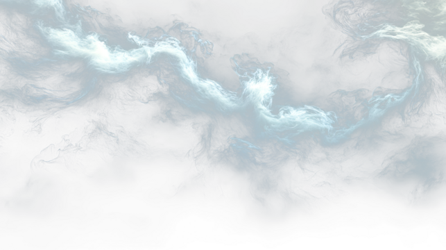a black background with white smoke