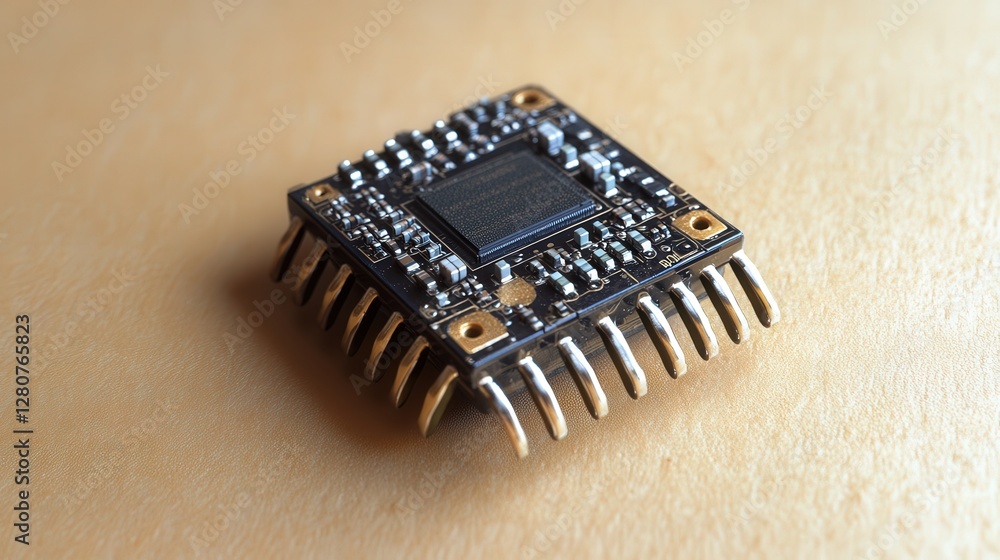 Poster microchip, morphing based on task requirements.