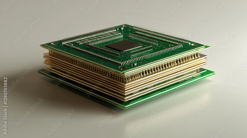 Poster microchip, adjusting its structure based on computational demands