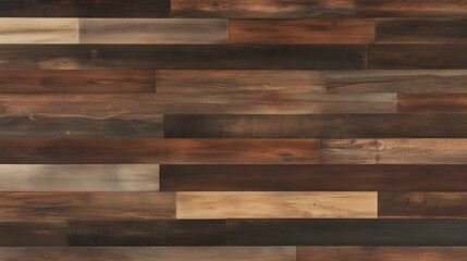 Rustic wooden planks background, brown hardwood surface pattern and texture.