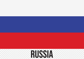 Obraz premium The flag of Russia. Flag icon. Standard color. Standard size. A rectangular flag. Digital illustration. Vector illustration.