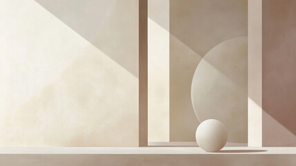 A minimalist, modern geometric background featuring subtle polygonal shapes in neutral tones, creating a calming and clean design with a contemporary theme.