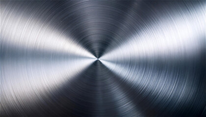 circular brushed shiny silver metal stainless steel kitchenware texture background