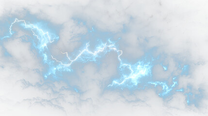 a dark blue sky with lightning