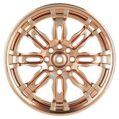 Obraz premium 3D Futuristic Wheel Isolated on Transparent Background