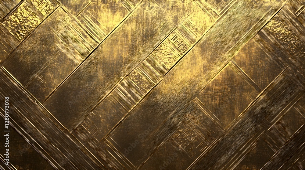 Poster elegant golden background with geometric patterns and textures for luxurious designs