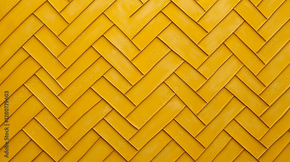 Aufkleber a vibrant yellow woven pattern creating a textured surface, ideal for backgrounds or design elements