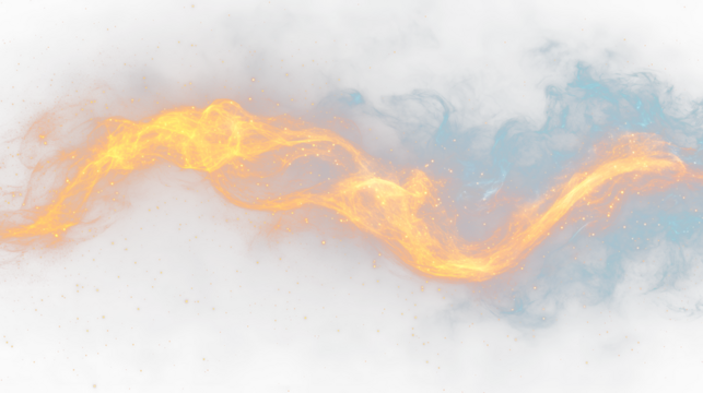 a bright orange and blue nebula nebula