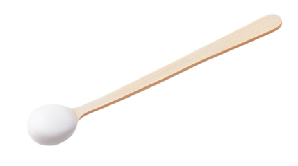 Simplicity in a Spoon: A clean, minimal image showcasing a single, elegantly crafted wooden spoon, evoking a sense of natural design and culinary simplicity. 