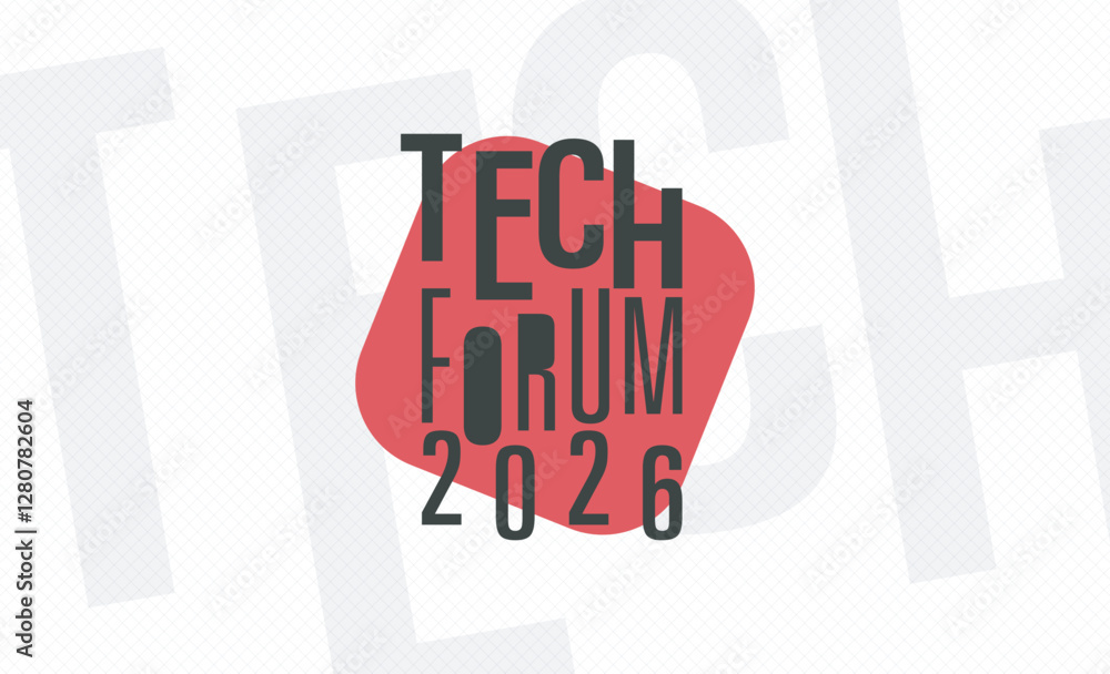 Poster logotype abstract graphic eps vector design of annual event summit and title made for technology for