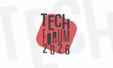 logotype abstract graphic EPS vector design of annual event summit and title made for Technology forum theme