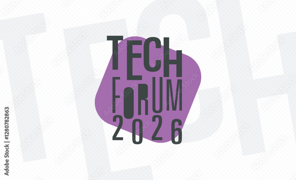 Poster logotype abstract graphic eps vector design of annual event summit and title made for technology for