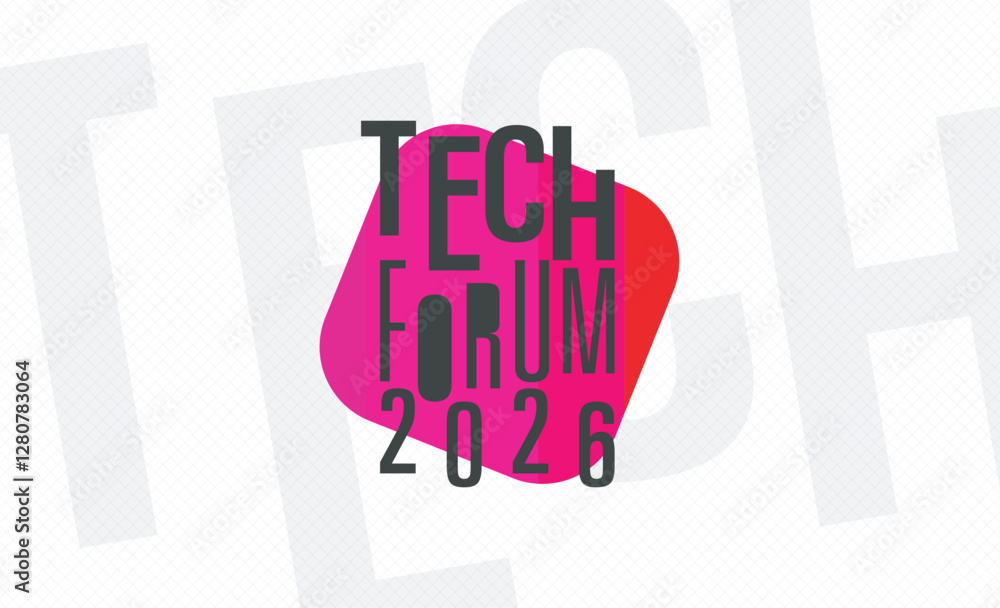 Poster logotype abstract graphic eps vector design of annual event summit and title made for technology for