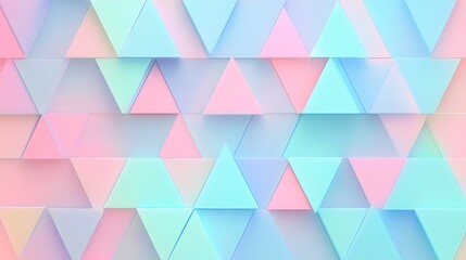 Pastel Triangle Pattern Abstract Background Design