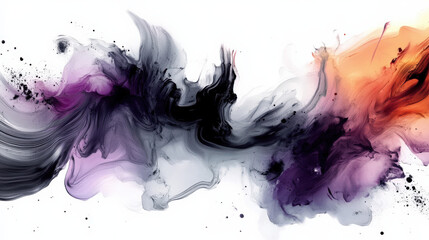Abstract ink painting