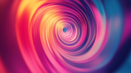 Obraz premium Abstract swirling colors, vibrant vortex, tunnel effect, for background design