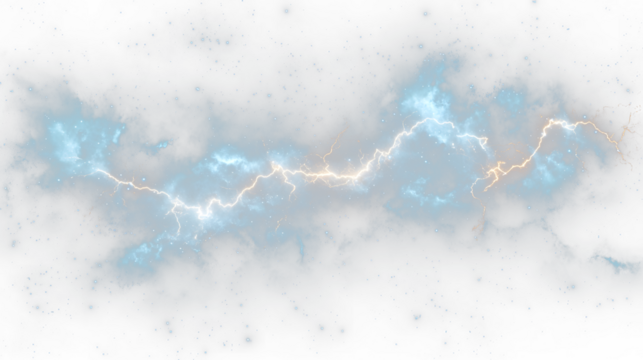 a dark sky with lightning and stars