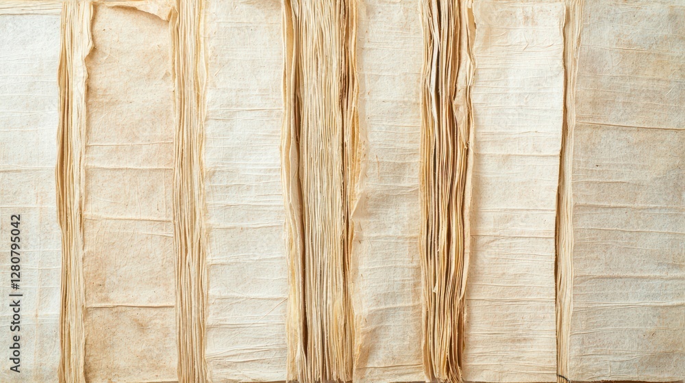 Poster natural textured background with fibers and subtle variations in tones.