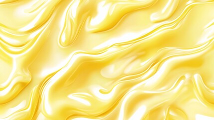 Obraz premium Abstract Liquid Texture, Yellow