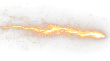 a black background with a bunch of orange and yellow lightnings