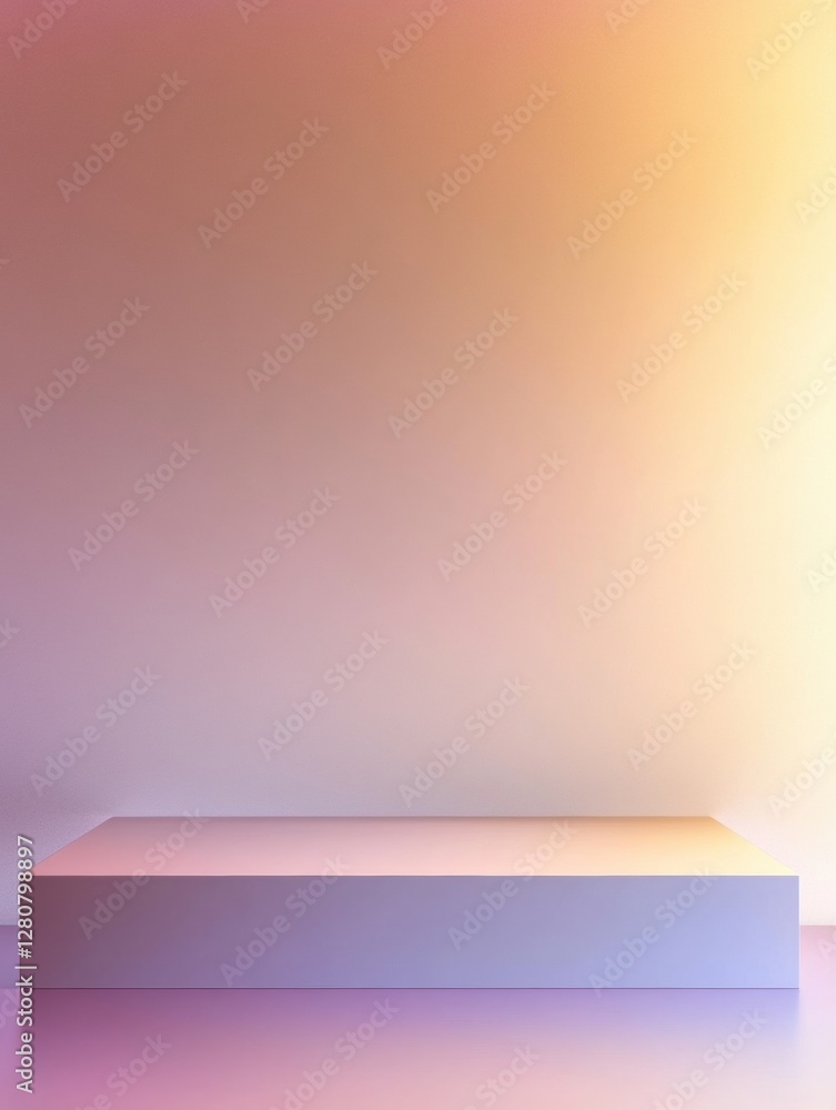 Poster Modern minimalist background with soft gradients and ample space for text placement suitable for various applications. Generative AI