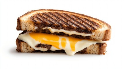 Gourmet Grilled Cheese Sandwich  Melted Cheese  Crispy Bread  Food Photography