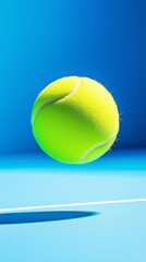 Falling Near the Line, Tennis Ball Close-Up