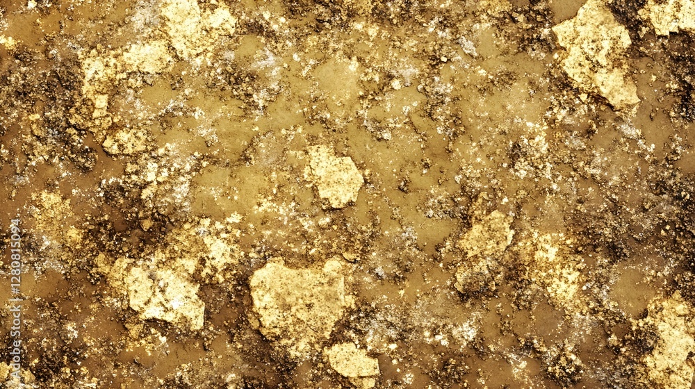 Poster golden abstract texture background with grunge. decorative backdrop, surface pattern, art design