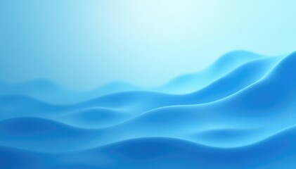 Soft blue abstract background with gentle ripples, waves, minimalist, gradient