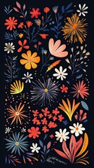 Festival Elements and Fireworks Flat Lay, Las Fallas