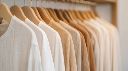 Eco-friendly hand stitched garments in earth tones dyed with natural pigments