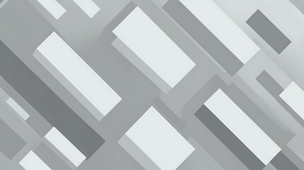 Abstract Grey and White Geometric Rectangular Pattern