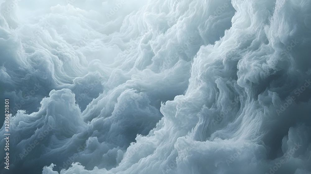 Poster abstract cloudscape background with soft light and dreamlike texture