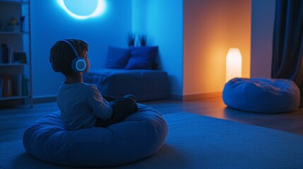 Autism research on reducing sensory overload through calming techniques. Featuring sensory breaks and quiet spaces