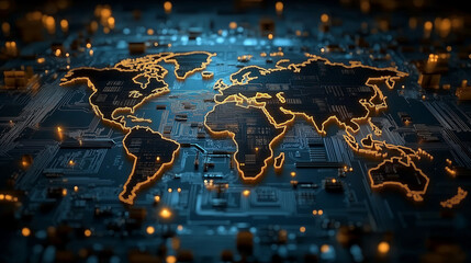 Advanced Digital Networks Revolutionizing Global Connectivity and Data Exchange. Generative Ai