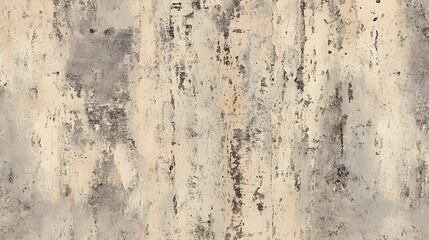 Obraz premium Distressed beige plaster with a weathered and grunge texture, ideal for backgrounds and design elements.