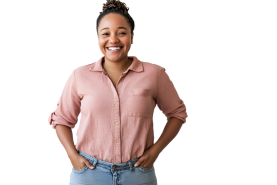 Confident Hispanic Teen Standing Shirtless, Smiling and Radiating Fitness and Style