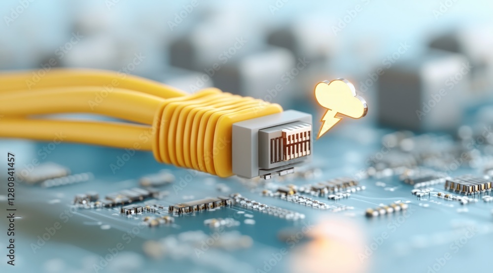 Poster fast cloud computing network cable server data transfer