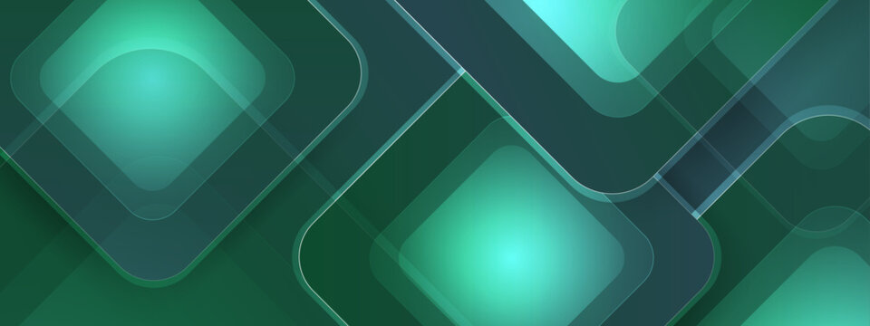modern green gradient abstract background with geometric shapes perfect for modern graphic design projects, web backgrounds, branding materials, and digital art. - Powered by Adobe