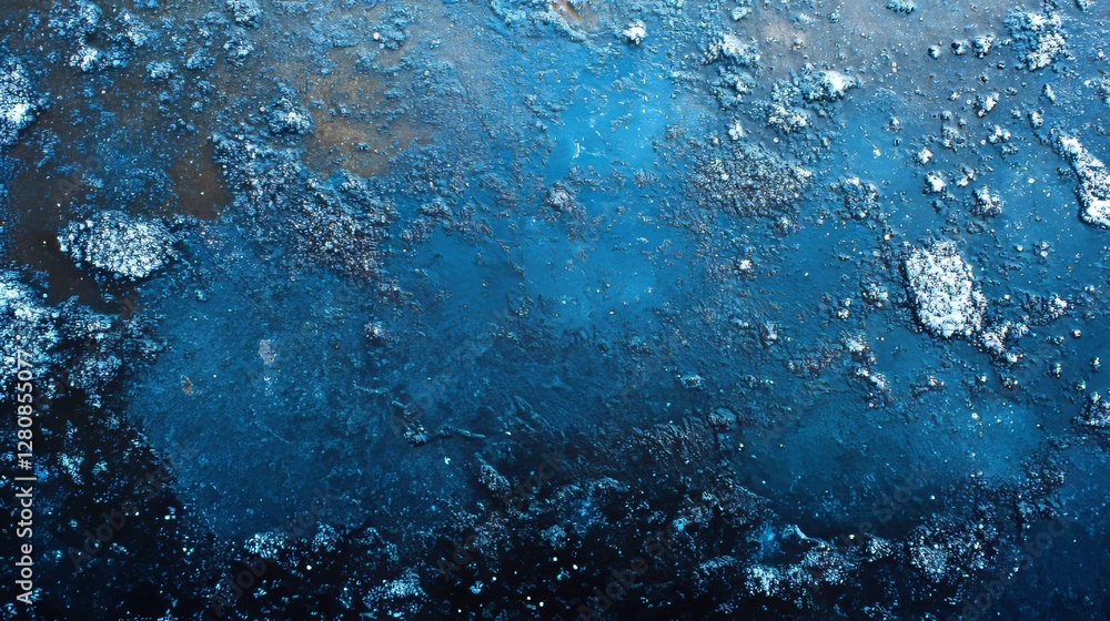 Aufkleber the background features a realistic overlay of snow, comprising snowflakes in diverse forms and shap