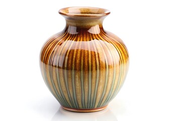 stylis vase isolated on a white background