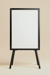 Creative display stand concept for events in modern interiors with minimalist design perspective