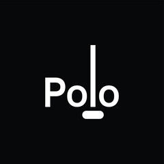 Lettering Polo Stick