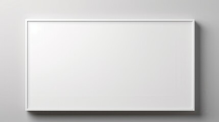 Obraz premium Minimalist blank canvas display modern gallery art presentation indoor space contemporary design