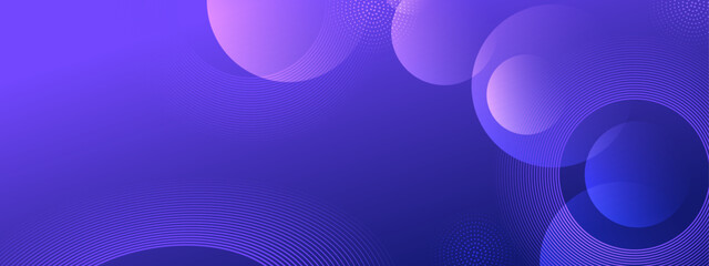 Purple abstract background with circles. Ideal for graphic design projects, social media posts, website backgrounds, and presentation slides.
