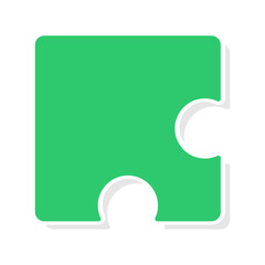 Shapes of a puzzle pieces icon vector, puzzle pieces icon vector illustration perfect for education or business needed