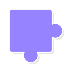 Shapes of a puzzle pieces icon vector, puzzle pieces icon vector illustration perfect for education or business needed