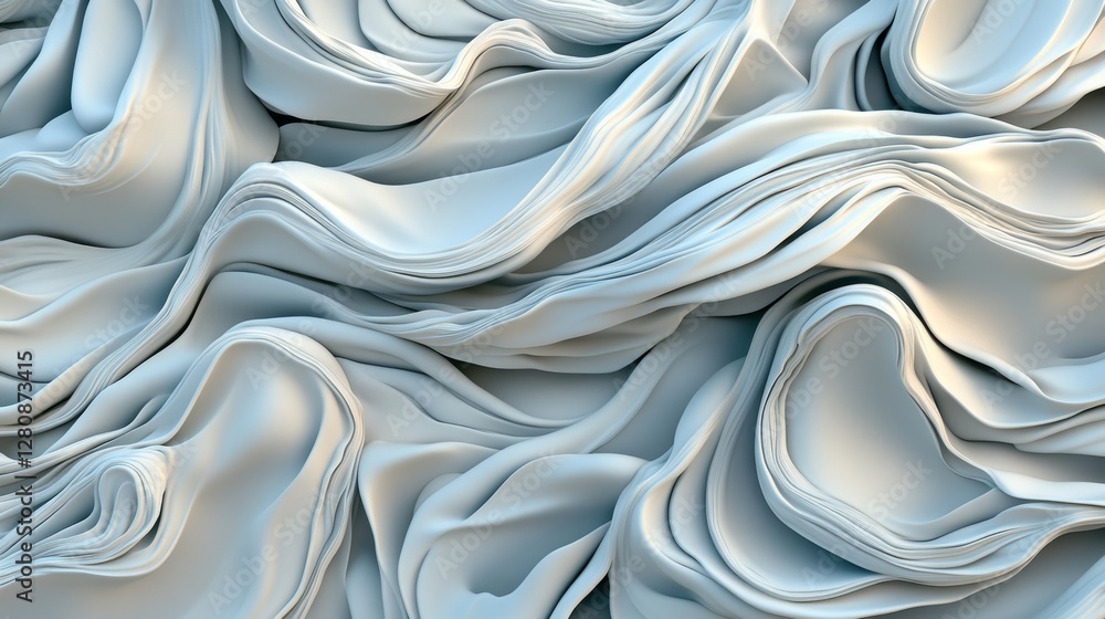 Poster the futuristic concept of modern design combines white and grey backgrounds with technological and d