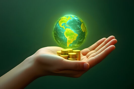 The part of the hand that holds the world Like in this era that we can control everything with technology